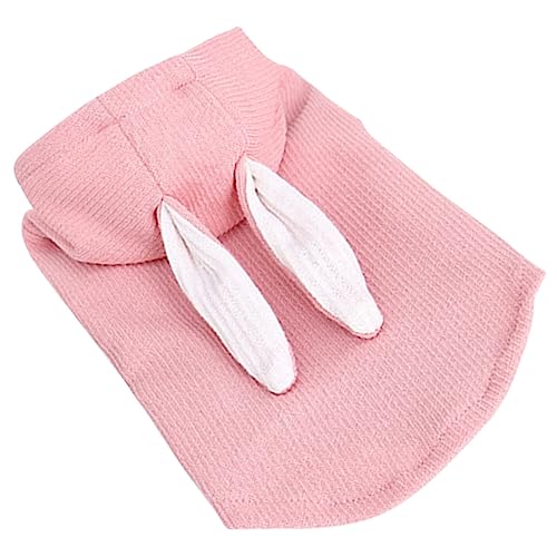 GALPADA Hübscher Haustier Hoodie mit Hasenohren für Katzen und Kleine Hunde Leicht Warm und Bequem für Herbst für Alltag und Besondere Anlässe Xs Rosa GALPADA Hübscher Haustier Hoodie mit Hasenohren für Katzen und Kleine Hunde Leicht Warm und Bequem für Herbst für Alltag und Besondere Anlässe Xs Rosa von GALPADA