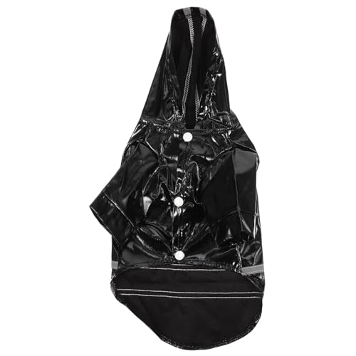 GALPADA Hund Regenmantel hunderegenmantel Dog rain Jacket Hund Kleiner wasserdichter Regenmantel für kleine Hunde mit Kapuze Hundeponcho Hunderegenjacken für mittelgroße Hunde Black GALPADA Hund Regenmantel hunderegenmantel Dog rain Jacket Hund Kleiner wasserdichter Regenmantel für kleine Hunde mit Kapuze Hundeponcho Hunderegenjacken für mittelgroße Hunde Black von GALPADA