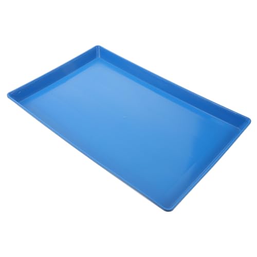 GALPADA Hundebox-Tablett Hunde-PIPI-Gras-Pad Hundenapf Tiertablett Pet Pee Pads Welpenkiste Hundebox Tablett Hundekäfig Tablett Häschen Töpfchen Tablett Töpfchen für Haustiere Plastik Blue von GALPADA