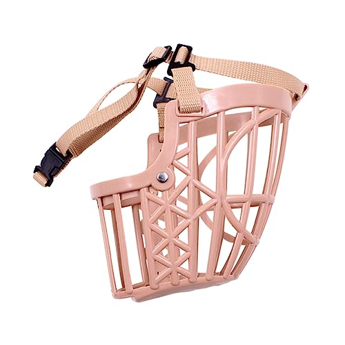 GALPADA Hundehaube Haustier Jagdhundemaske Hundemaulkorb Für Hundedecken Maulkörbe Bellender Hundemaulkorb Maulkorb Für Kleine Hunde Atmungsaktiver Maulkorb Für Hunde Beißen Nylon Rosa von GALPADA