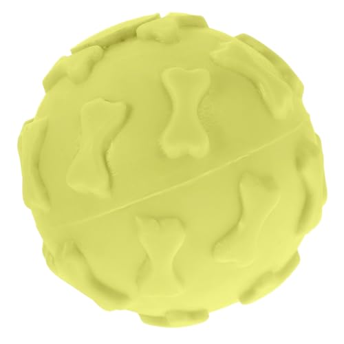 GALPADA Hundespielzeug Welpen Quietschender Kauspielzeug aus Elastischem Gummi Mobiler Beißball mit Molarer Funktion Robustes Trainingsspielzeug für Kleine Hunde zur Zahnpflege und von GALPADA