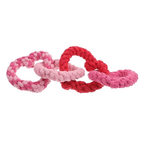 GALPADA Ich Liebe aus Baumwollseilen Hundespielzeug zahnseil für welpen Hundezusatzspielzeug Produkt Valentinstag für Hunde Form Beißspielzeug für Haustiere kauen Rosa GALPADA Ich Liebe aus Baumwollseilen Hundespielzeug zahnseil für welpen Hundezusatzspielzeug Produkt Valentinstag für Hunde Form Beißspielzeug für Haustiere kauen Rosa von GALPADA