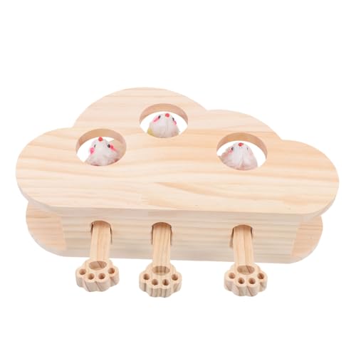 GALPADA Interaktives Katzenspielzeug Holz mit Katzenminze Lustiges Klopfspiel für Wohnungskatzen Robustes Pädagogisches Whack Toy zur Beschäftigung und Stressabbau Langlebig und Spannend GALPADA Interaktives Katzenspielzeug Holz mit Katzenminze Lustiges Klopfspiel für Wohnungskatzen Robustes Pädagogisches Whack Toy zur Beschäftigung und Stressabbau Langlebig und Spannend von GALPADA