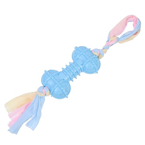 GALPADA Interessantes Hundespielzeug Kauspielzeug Knochenform mit Stoffband Interaktiv Zahnpflege für Kaubedürfnis und Stressabbau Geeignet für Emotionale Bindung und Zahnreinigung von GALPADA