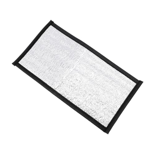 GALPADA Isolierpad Mit Reflektierender Folie Einsiedlerkrabbenheizkissen Tiererwärmung Reptilien-heizkissen Wärmekissen Hamster-heizkissen Terrariumheizung Perlenbaumwolle Silver von GALPADA