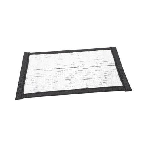 GALPADA Isolierpad Mit Reflektierender Folie Haustiere Kuschelsichere Heizscheibe Katze Heizkissen Schildkrötenheizung Kätzchen Heizkissen Cool Pet Pad Silver Aluminiumkaschierte Folie von GALPADA