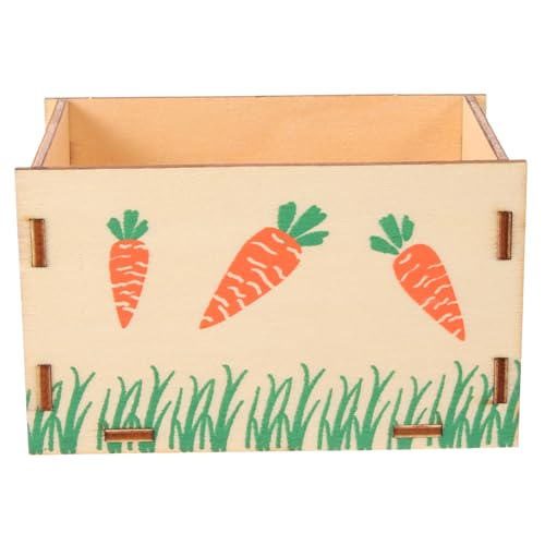 GALPADA Kaninchen Futterstation aus Holz Multifunktionale Futterbox für Kleintiere Stabile Futterraufe für Hamster und Kaninchen Einfach zu Reinigen Installieren für Verschiedene GALPADA Kaninchen Futterstation aus Holz Multifunktionale Futterbox für Kleintiere Stabile Futterraufe für Hamster und Kaninchen Einfach zu Reinigen Installieren für Verschiedene von GALPADA