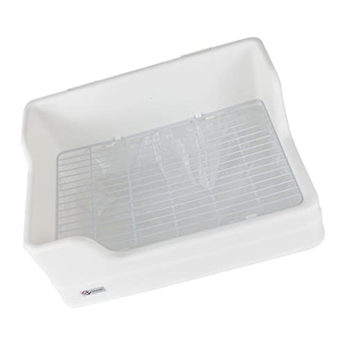 GALPADA Kaninchen Toilette aus Robustem Wiederverwendbarem Material für Käfige und Kleintiere Wie Hamster und Meerschweinchen Platzsparende Lösung für Training Ihrer Haustiere von GALPADA
