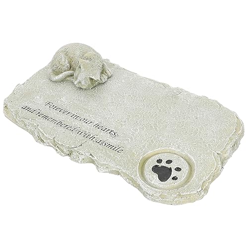 GALPADA Katze Gedenkstein aus Wetterfestem Harz Langlebige Tiergrabdeko für Garten und Niedliche Katzenskulptur als Grabstein Robustes DIY Resin Mossgrün Geeignet für Außenbereich GALPADA Katze Gedenkstein aus Wetterfestem Harz Langlebige Tiergrabdeko für Garten und Niedliche Katzenskulptur als Grabstein Robustes DIY Resin Mossgrün Geeignet für Außenbereich von GALPADA