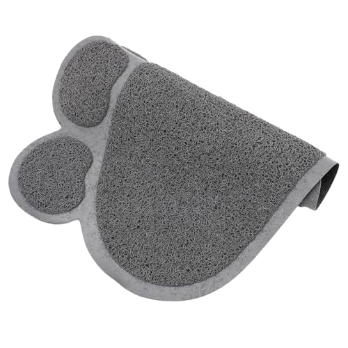 GALPADA Katze Streumatte Pfotenform rutschfest Schmutzfangmatte Katzenstreu Matte für Kleine Kätzchen Futterplatz Schutzmatte GALPADA Katze Streumatte Pfotenform rutschfest Schmutzfangmatte Katzenstreu Matte für Kleine Kätzchen Futterplatz Schutzmatte von GALPADA
