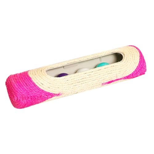 GALPADA Katzenkratzer aus Jute für Drinnen Interaktives Kratzbrett mit Bunten Farben für Kätzchen zur Krallenpflege und Spielbeschäftigung Zufällige Farbe von GALPADA