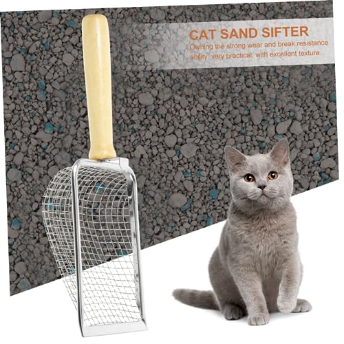 GALPADA Katzenstreuschaufel mit Holzgriff Langlebig Antihaftbeschichtet Große Kapazität Präzise Wiederverwendbar Geeignet für Katzen und Reptilien Reinigungstool GALPADA Katzenstreuschaufel mit Holzgriff Langlebig Antihaftbeschichtet Große Kapazität Präzise Wiederverwendbar Geeignet für Katzen und Reptilien Reinigungstool von GALPADA