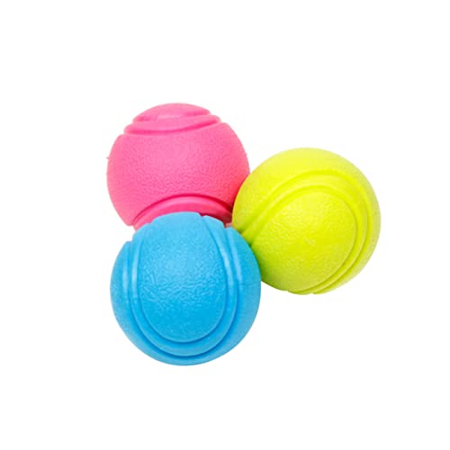 GALPADA Kauspielzeug für Hunde Gummiball Zähneputzen Interaktives Trainingsspielzeug für Welpen Haustier Kau Tennisball Zufälligen Farben GALPADA Kauspielzeug für Hunde Gummiball Zähneputzen Interaktives Trainingsspielzeug für Welpen Haustier Kau Tennisball Zufälligen Farben von GALPADA