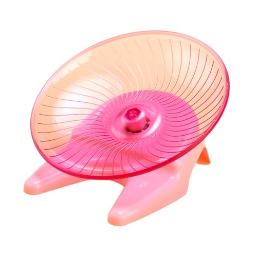 GALPADA Kleines Haustier Lauf und Übungsrad mit Stabilem Stand Geräuschloses für Hamster Zwerghamster und Farbmäuse von GALPADA