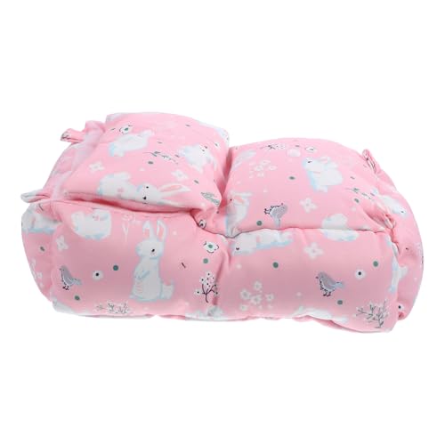 GALPADA Kleintier Schlafnest Warmes Winterbett aus Dickem Material für Mäuse Igel Kuschelhöhle mit Niedlichem Muster Gemütliches Versteck für Kleine Haustiere Wie Hamster und von GALPADA