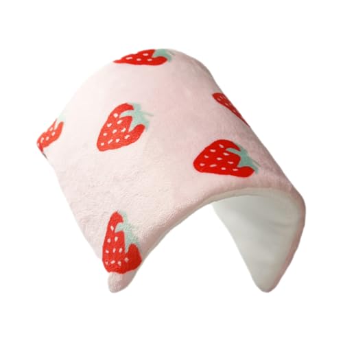 GALPADA Kleintier Spieltunnel aus Beiß Kratzfestem Material Cartoon Bunny Nest Pad Waschbar Multifunktionaler Rückzugsort für Hamster Mäuse und Kleine Nagetiere für Beschäftigung und von GALPADA