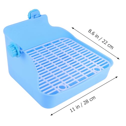 GALPADA Kleintier Töpfchentrainer aus Langlebigem Rechteckige Haustier Toilette mit Wanddesign Geeignet für Hamster Kaninchen Frettchen und Meerschweinchen Fördert Zufällige Farbe GALPADA Kleintier Töpfchentrainer aus Langlebigem Rechteckige Haustier Toilette mit Wanddesign Geeignet für Hamster Kaninchen Frettchen und Meerschweinchen Fördert Zufällige Farbe von GALPADA