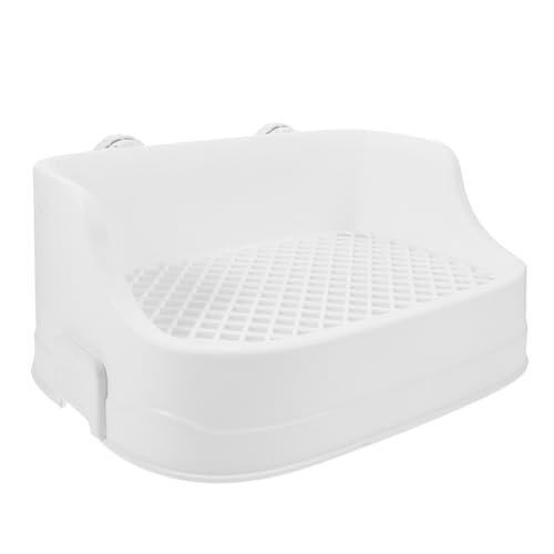 GALPADA Kleintier Toilette Weiß Litter Box für Kaninchen Meerschweinchen Hamster mit Niedrigem Einstieg und Sicherem für Einfache Reinigung und Komfortables Training GALPADA Kleintier Toilette Weiß Litter Box für Kaninchen Meerschweinchen Hamster mit Niedrigem Einstieg und Sicherem für Einfache Reinigung und Komfortables Training von GALPADA