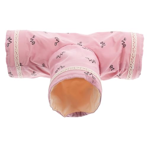 GALPADA Kleintier spieltunnel aus Sicherem Material Verzweigtes Haustiertunnel Hamster Meerschweinchen Zwerghamster und Kaninchen Langlebig und Spaßfördernd Rosa Design GALPADA Kleintier spieltunnel aus Sicherem Material Verzweigtes Haustiertunnel Hamster Meerschweinchen Zwerghamster und Kaninchen Langlebig und Spaßfördernd Rosa Design von GALPADA