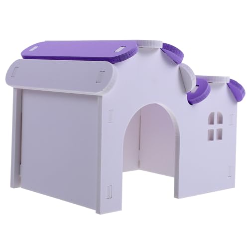 GALPADA Kleintierhaus PVC Hamsternest Villa Form Langlebig Umweltfreundlich für Kleine Haustiere Spiel Schlafhaus Haustierversteck Innenbereich GALPADA Kleintierhaus PVC Hamsternest Villa Form Langlebig Umweltfreundlich für Kleine Haustiere Spiel Schlafhaus Haustierversteck Innenbereich von GALPADA