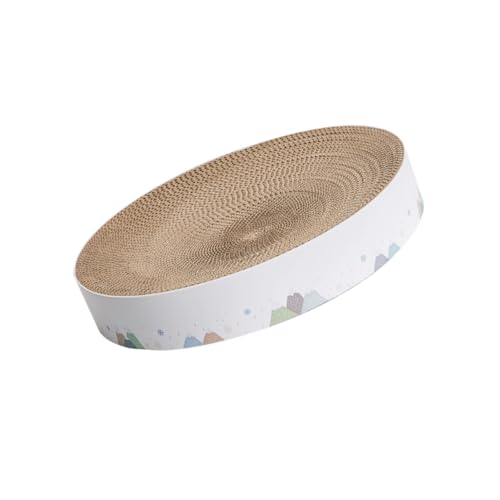 GALPADA Kratzbrett Katze S Sunken Bowl Form Katzenkratzspielzeug aus Langlebiger Pappe Katzenkratzmatte Schützt Möbel und Bietet Schlafnest für Kätzchen und Katzen von GALPADA