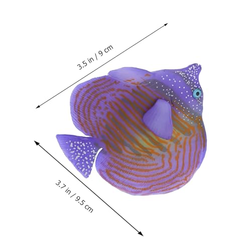 GALPADA Künstliche Fische aus Umweltfreundlichem Kunststoff Aquarium Dekoration Realistisch Langlebig für Fischbecken und Glasbehälter Pflegeleicht und Wasserneutral von GALPADA