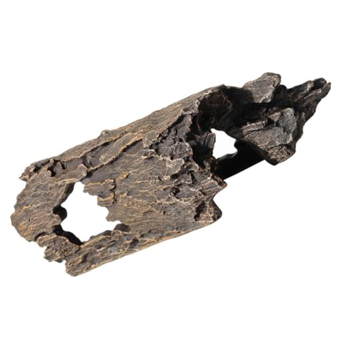 GALPADA Künstlicher Baumstamm Resin für Aquarien Dekoration für Fischteiche Lebensechte für Koi und Andere Fische Pflegeleicht und Leichtgewichtig von GALPADA