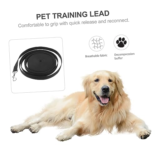 GALPADA Lange Hundeleine aus Robustem Material für Hundetraining und Gehorsamsübungen Komfortablem Griff und Schnellem Verschluss Schwarz GALPADA Lange Hundeleine aus Robustem Material für Hundetraining und Gehorsamsübungen Komfortablem Griff und Schnellem Verschluss Schwarz von GALPADA