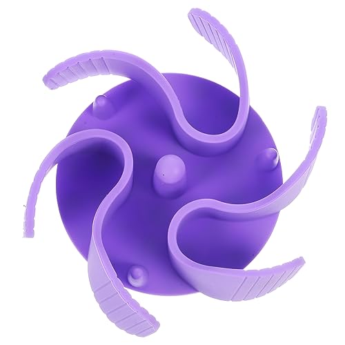 GALPADA Langsamer Zubringer Erzogen Für Langsam Essender Hundenapf Schüsseln Futternapfeinsatz Haustierbedarf Slow Feeder Hundenapf Futterspender Welpennapfeinsätze Violet Kieselgel von GALPADA