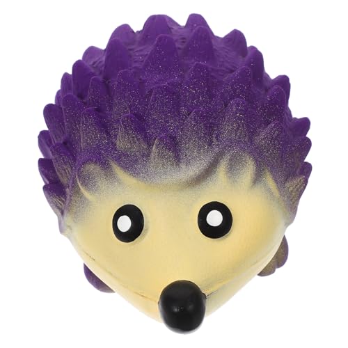 GALPADA Latex Quietschspielzeug Igel für Kleine Hunde Interaktives Langlebiges Beißspielzeug aus Sicherem Latex mit Spaßigem Quietschgeräusch Kauspielzeug Lebendigem für Welpen von GALPADA