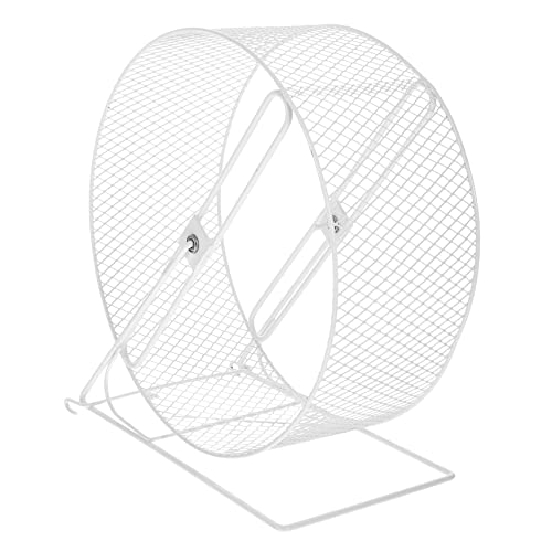 GALPADA Laufrad für Hamster Hamsterrad groß Haustierräder kleine Hamsterräder drinnen Drahtlaufrad Hamster hamsterspielzeug Nagetier Zubehör Igelrad Eichhörnchen Spielrad Eisen von GALPADA