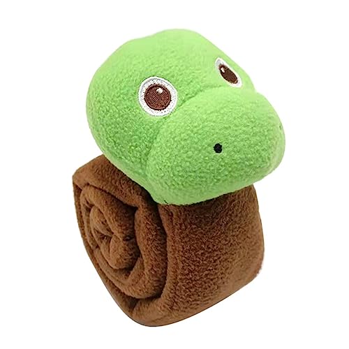 GALPADA Leckendes für Haustiere Welpe Hund beschäftigt Hunde Interactive Dog Toys Dog chew Toy Geschmeidiges Kinderspielzeug verschleißfestes Schnüffelspielzeug Polarfleece Brown von GALPADA