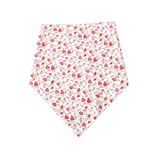 GALPADA Niedliches Dreieckstuch für Hunde und Katzen Baumwollhandtuch für Haustiere Speichel-Bandana Liebevolles Herz-Design Modisches Haustier-Accessoire Leicht Zu Tragen Halsumfang 22–38 cm von GALPADA