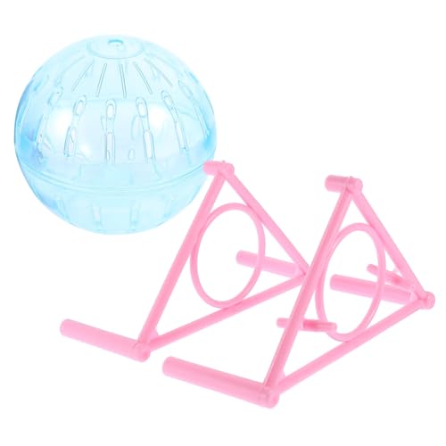 GALPADA Lustiger Hamsterball für Käfigratten Gymnastikball für Hamster und Chinchillas Sicherer Laufball mit Schlossdesign für Bewegung und Spielspaß von GALPADA