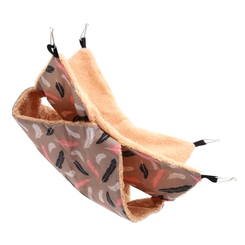 GALPADA Meerschweinchen Versteck Hängematte Baumwolle Kuschelnest Kleintier Schlafplatz Warm Komfortables Nagetier Zubehör für Käfig Ecke von GALPADA