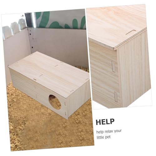GALPADA Mehrkammer holzhaus für Hamster und Kleine Nager Natürliches Versteck und Rückzugsort Robustes Mehrzimmer nagerhaus Geeignet für Hamster Igel und Kleine Haustiere Vielseitiges GALPADA Mehrkammer holzhaus für Hamster und Kleine Nager Natürliches Versteck und Rückzugsort Robustes Mehrzimmer nagerhaus Geeignet für Hamster Igel und Kleine Haustiere Vielseitiges von GALPADA
