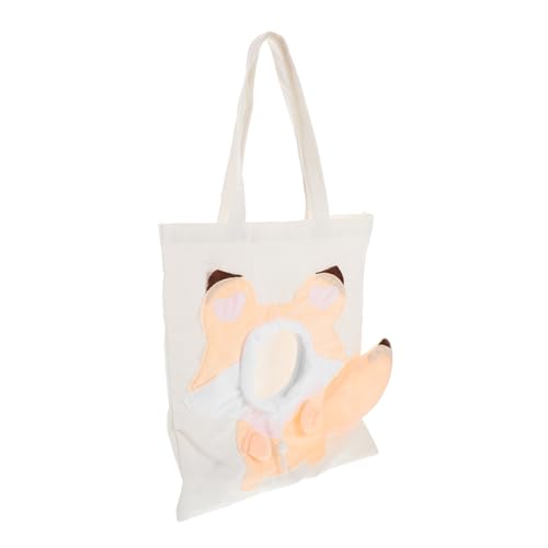 GALPADA Katzentransporttasche Mit Fuchsdesign Geräumige Haustiertragetasche Für Kleine Hunde Und Katzen Flexible Umhängetasche Oder Handtasche Für Reisen Und Draußen von GALPADA