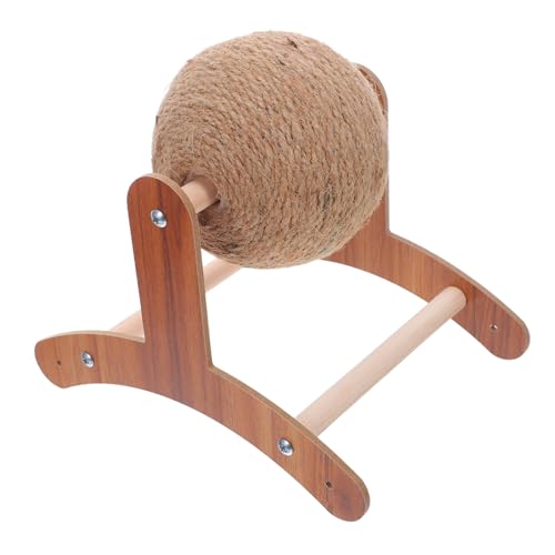 GALPADA Natürlicher Sisal Kratzball für Katzen Handumwickelt mit Langlebigem Sisal Seil Interaktives Kratzspielzeug für Kätzchen Rotierender Kratzball für Indoor Haustiere Fördert GALPADA Natürlicher Sisal Kratzball für Katzen Handumwickelt mit Langlebigem Sisal Seil Interaktives Kratzspielzeug für Kätzchen Rotierender Kratzball für Indoor Haustiere Fördert von GALPADA