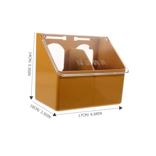 GALPADA Pigeon Futterbox Futterspender Vogelkäfig Zubehör Hängend Große Kapazität Installieren Praktisch und Langlebig GALPADA Pigeon Futterbox Futterspender Vogelkäfig Zubehör Hängend Große Kapazität Installieren Praktisch und Langlebig von GALPADA