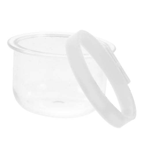 GALPADA Plastik Vogel Futterhalter Für Käfige Abnehmbarer Futternapf Für Papageien Transparente Futter Und Wasserschale Für Cockatiels Und Andere Aufzuhängen von GALPADA