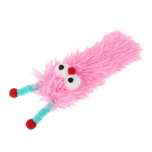GALPADA Plüsch Catnip Raupe Cat Toy Toy Weiches Katzenkissen Spielzeug Mit Natürlichen Katzenminenkatkissen Für Innenkatzen Katzenminen Spielzeug Für Katzen Innenräume von GALPADA