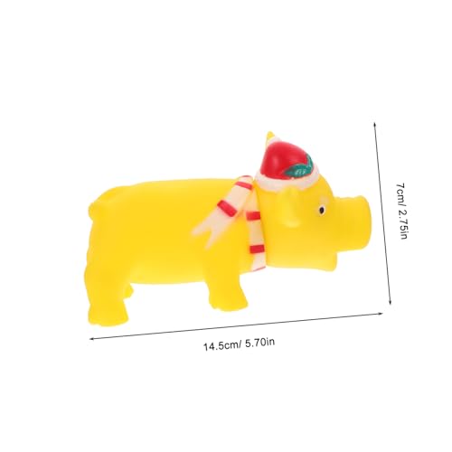 GALPADA Quietschendes Langlebiges Hundespielzeug Schwein aus Robustem Material Bissfestes Kauspielzeug für Kleine und Große Hunde Fördert Zahnpflege und Aktives zur Beschäftigung und GALPADA Quietschendes Langlebiges Hundespielzeug Schwein aus Robustem Material Bissfestes Kauspielzeug für Kleine und Große Hunde Fördert Zahnpflege und Aktives zur Beschäftigung und von GALPADA