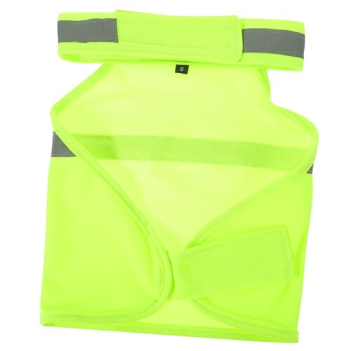 GALPADA Reflektierende Hundeweste Für Optimale Sichtbarkeit Outdoor Sicherheitsjacke Für Jagdhunde Verstellbare Und Weiche Hundeweste Fluoreszierendem S von GALPADA