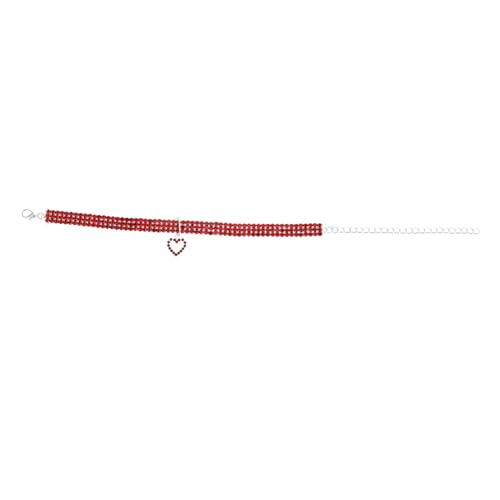 GALPADA Reihen Elastische Strasskette mit Herzförmigem Anhänger für Haustiere Verstellbares Dekohalsband für Katzen Langlebig Reinigen GALPADA Reihen Elastische Strasskette mit Herzförmigem Anhänger für Haustiere Verstellbares Dekohalsband für Katzen Langlebig Reinigen von GALPADA