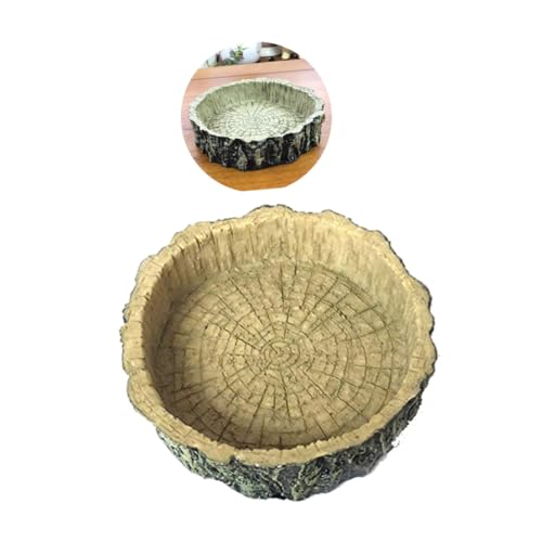 GALPADA Reptilien Futter und Wasserschale aus Ungiftigem Resin Geeignet für Schildkröten Echsen Frösche und Kleine Reptilien rutschfest Leicht zu Reinigen Langlebig mit Natürlicher GALPADA Reptilien Futter und Wasserschale aus Ungiftigem Resin Geeignet für Schildkröten Echsen Frösche und Kleine Reptilien rutschfest Leicht zu Reinigen Langlebig mit Natürlicher von GALPADA