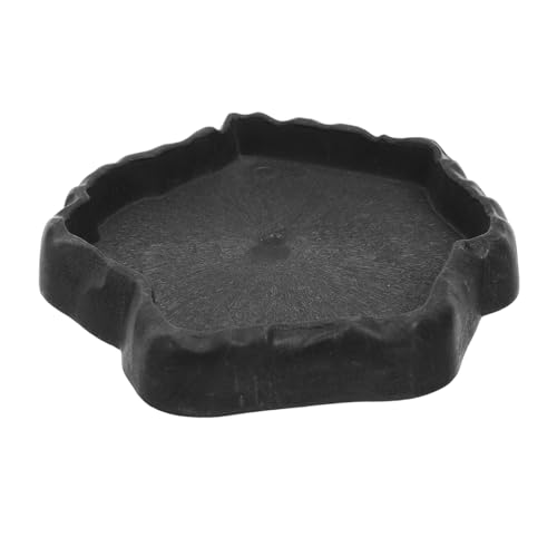 GALPADA Reptilien Futterschale Naturstein Antikipp Basis Wasserschale für Schildkröten Eidechsen und Bartagamen Terrarium Zubehör Pflegeleicht Robust GALPADA Reptilien Futterschale Naturstein Antikipp Basis Wasserschale für Schildkröten Eidechsen und Bartagamen Terrarium Zubehör Pflegeleicht Robust von GALPADA