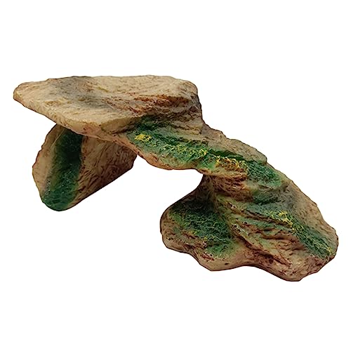 GALPADA Reptilien Kletterfelsen Sonnenplattform aus Resin Versteck und Höhle für Schildkröten und Echsen Wetterfestes Terrarium Deko Langlebig und Farblich Resistent Geeignet für Kleine GALPADA Reptilien Kletterfelsen Sonnenplattform aus Resin Versteck und Höhle für Schildkröten und Echsen Wetterfestes Terrarium Deko Langlebig und Farblich Resistent Geeignet für Kleine von GALPADA