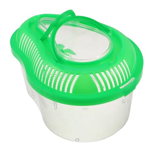 GALPADA Reptilien Transportbox mit Deckel Tragbarer Terrarium Behälter für Schildkröten und Fische Kleiner Aquarium für Haustiere Sicherer und Luftdurchlässiger Kunststoff mit Praktischem GALPADA Reptilien Transportbox mit Deckel Tragbarer Terrarium Behälter für Schildkröten und Fische Kleiner Aquarium für Haustiere Sicherer und Luftdurchlässiger Kunststoff mit Praktischem von GALPADA