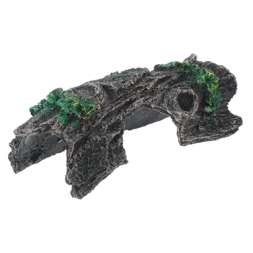 GALPADA Reptilien Versteckhaus aus Resin Dekoratives Versteck für Geckos Schildkröten und Reptilien für Terrarien und Käfige Lebensnahe Details für Interessante Landschaftgestaltung GALPADA Reptilien Versteckhaus aus Resin Dekoratives Versteck für Geckos Schildkröten und Reptilien für Terrarien und Käfige Lebensnahe Details für Interessante Landschaftgestaltung von GALPADA