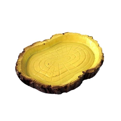GALPADA Resin Reptilienfutterbehälter für Schildkröten Eidechsen und Reptilien Futterschale mit Design Zufällige Farbe für Terrarien und Heimtierfütterung Zufällige Farbe GALPADA Resin Reptilienfutterbehälter für Schildkröten Eidechsen und Reptilien Futterschale mit Design Zufällige Farbe für Terrarien und Heimtierfütterung Zufällige Farbe von GALPADA